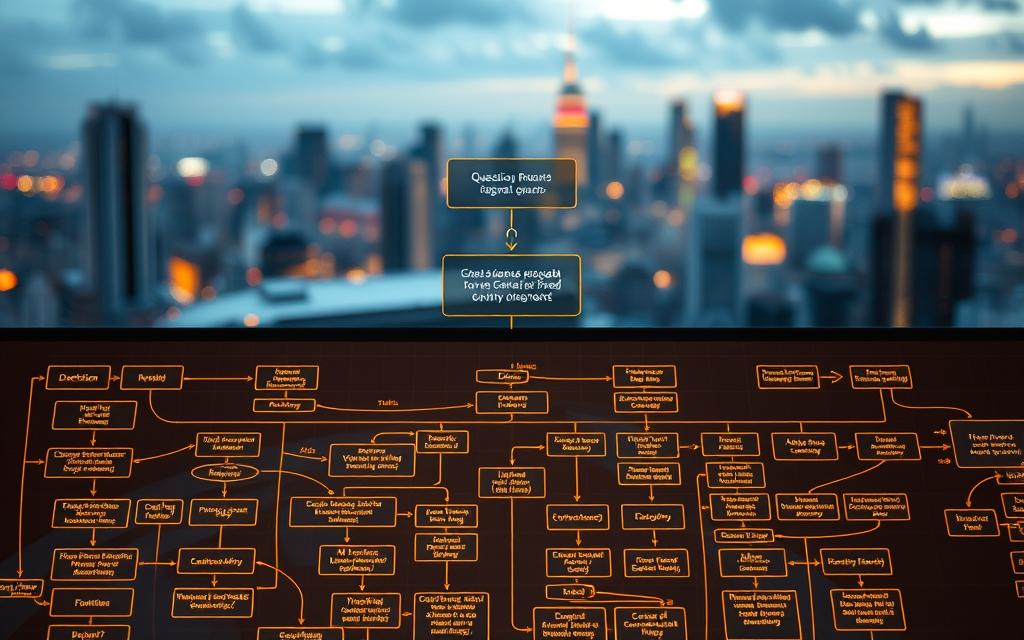 AI flow chart generation process