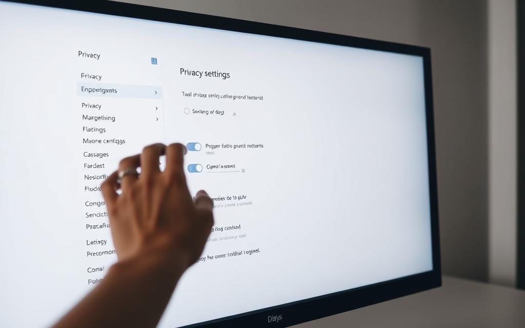 configure privacy settings