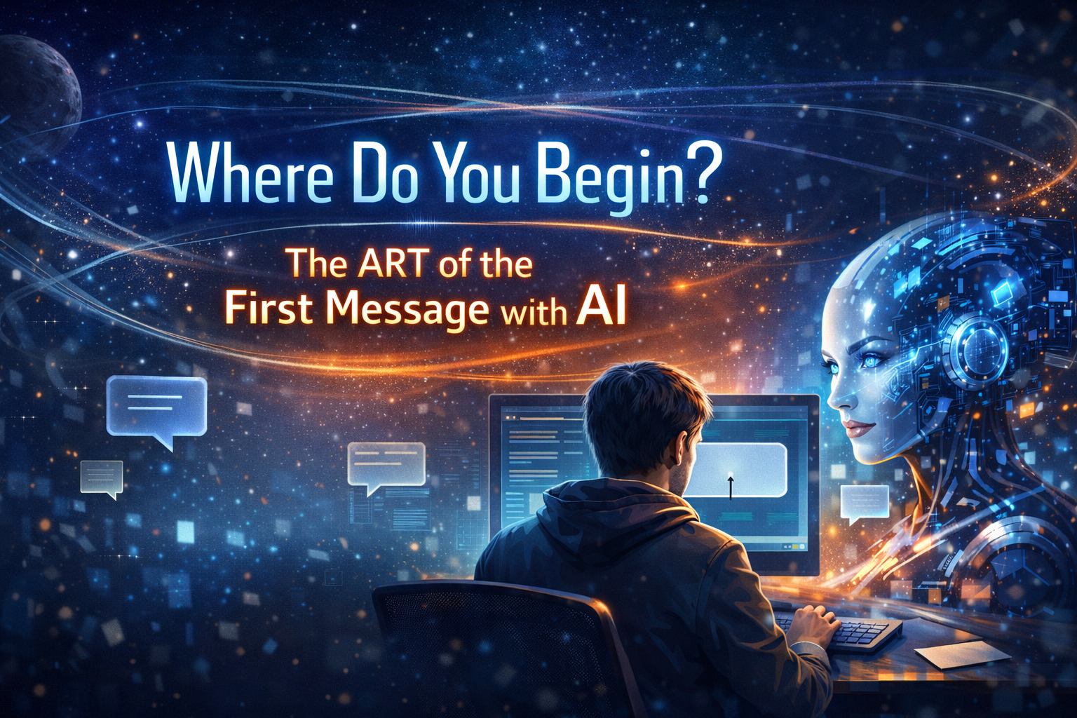 Where Do You Begin? The Art of the First Message with AI