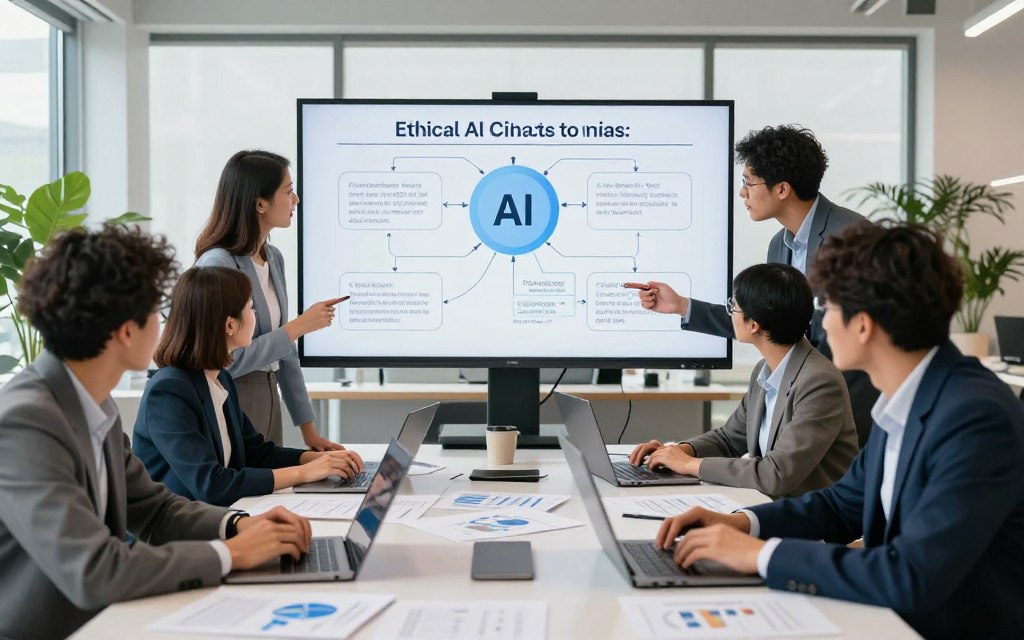 strategies for ethical AI content creation to mitigate AI detection bias